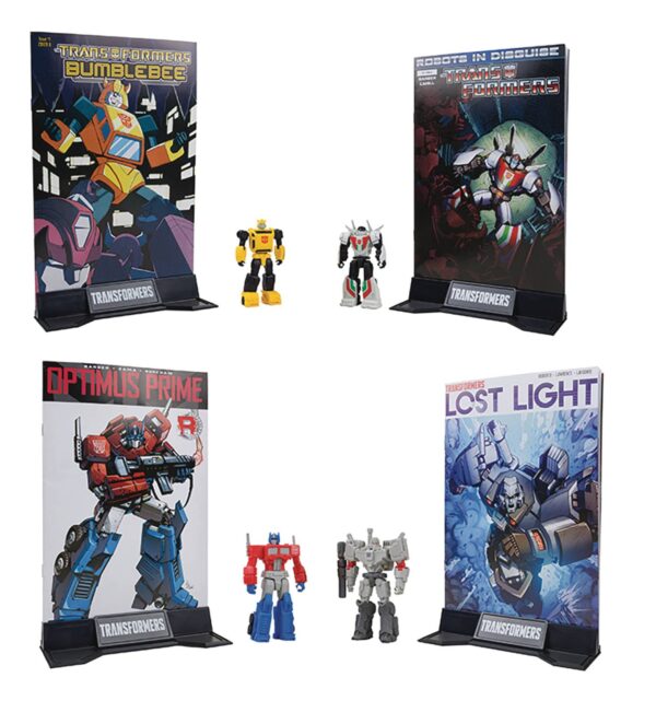 TRANSFORMERS WV1 3IN BUMBLEBEE & WHEELJACK AF W/ COMIC 2PK