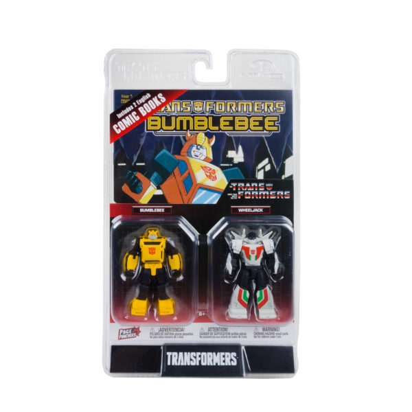 TRANSFORMERS WV1 3IN BUMBLEBEE & WHEELJACK AF W/ COMIC 2PK
