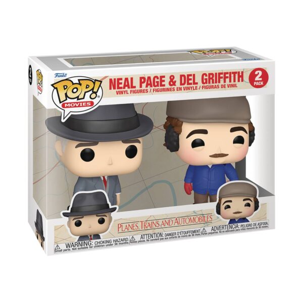 STL316317 POP MOVIES PLANES TRAINS AUTOMOBILES NEAL DEL 2PK VIN FIG