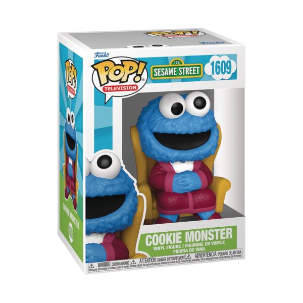STL316347 POP TV SESAME STREET S3 COOKIE MONSTER VIN FIG