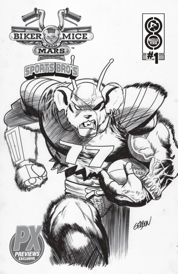 BIKER MICE FROM MARS SPORTS BROS MODO PX AF B&W