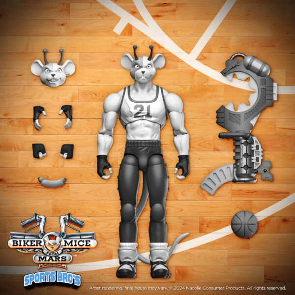 BIKER MICE FROM MARS SPORTS BROS VINNIE PX AF B&W