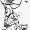BIKER MICE FROM MARS SPORTS BROS VINNIE PX AF B&W