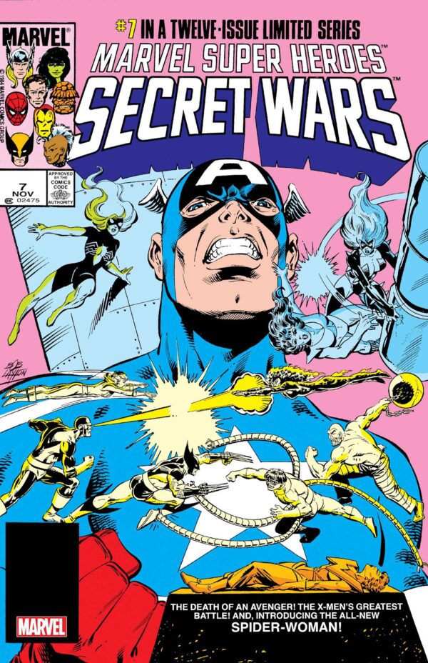 STL317188 MSH SECRET WARS #7 FACSIMILE ED FOIL VAR #7