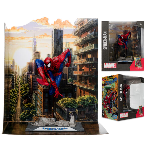STL320675_3 MCFARLANE MARVEL WV1 SPIDER-MAN #6 1/10 SCALE FIG