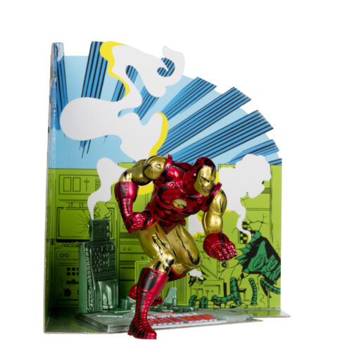 STL320678_4 MCFARLANE MARVEL WV1 IRON MAN #126 1/10 SCALE FIG