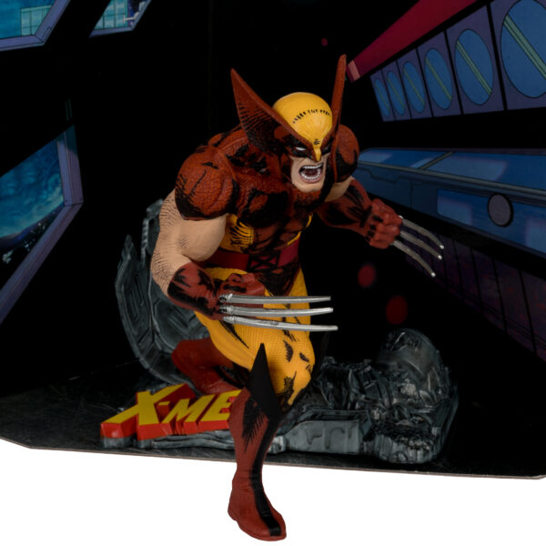 STL320679_5 MCFARLANE MARVEL WV1 X-MEN #1 WOLVERINE 1/10 SCALE FIG