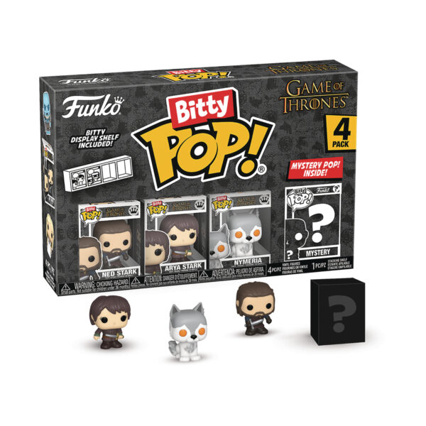 STL324009_1 BITTY POP GAME OF THRONES NED STARK 4PK FIG