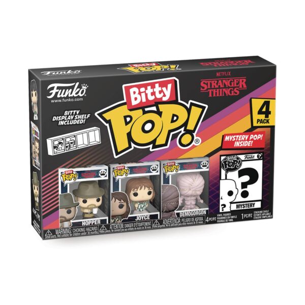 STL324026 BITTY POP STRANGER THINGS SZN1 HOPPER 4PK FIG