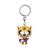 POP KEYCHAIN AGGRETSUKO W GUITAR FIG