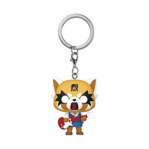 STL324032_1 POP KEYCHAIN AGGRETSUKO W GUITAR FIG