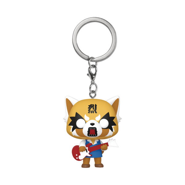 POP KEYCHAIN AGGRETSUKO W GUITAR FIG
