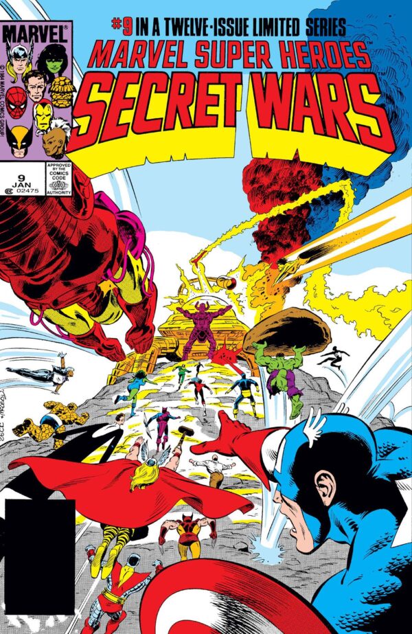MSH SECRET WARS FACSIMILE ED #9 FOIL VAR