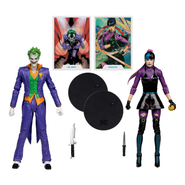 STL326082_10 DC COLLECTOR 7IN JOKER & PUNCHLINE AF 2PK