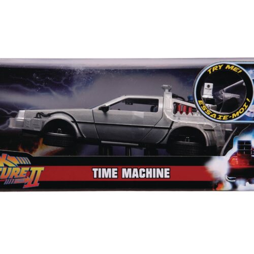 STL329400 BTTF PART II TIME MACHINE 1/24 DIE-CAST VEHICLE