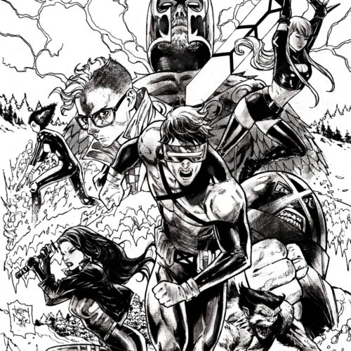 SDCC 2024 X-MEN #1 TONY DANIEL BW PX VARIANT EDITION