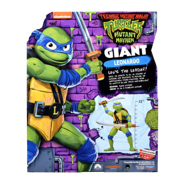 STL332296_2 TMNT MOVIE LEONARDO 12IN AF