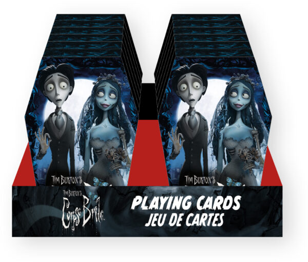 STL332784_2 CORPSE BRIDE BOX PLAYING CARDS
