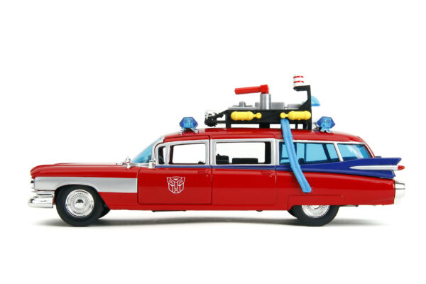 GHOSTBUSTERS ECTO-1 TRANSFORMERS MASHUP 1/24 DIE-CAST VEH