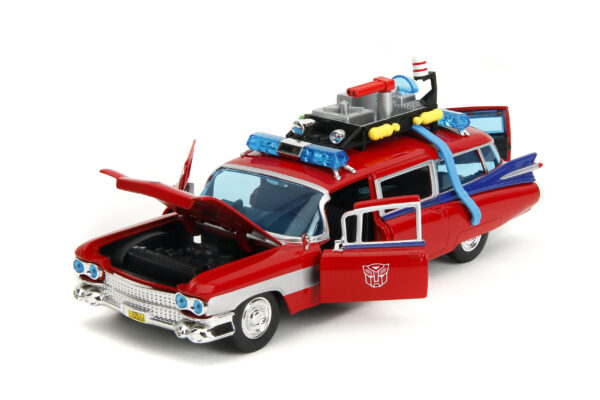 GHOSTBUSTERS ECTO-1 TRANSFORMERS MASHUP 1/24 DIE-CAST VEH