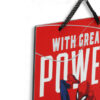 STL336761_2 MARVEL SPIDER-MAN POWER 6X8 ALUMINUM SIGN