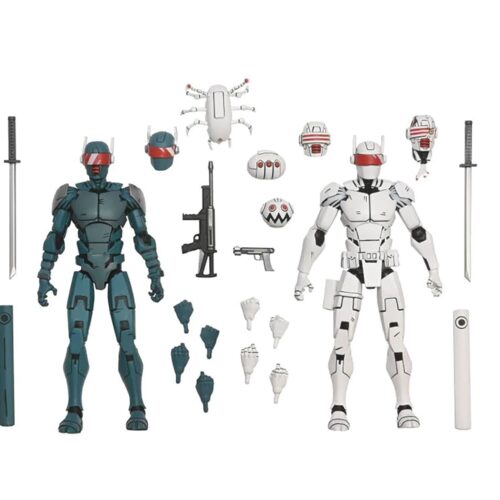 STL338013 TMNT THE LAST RONIN SYNJA ROBOTS 2 PACK 7IN AF