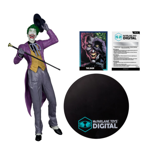 DC MCFARLANE DIGITAL JOKER BY FABOK 12IN FIGURE
