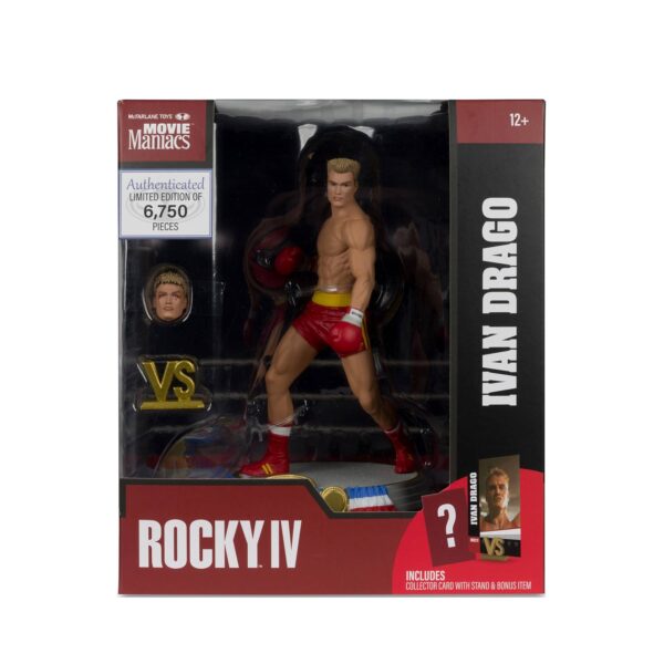 STL341199 MOVIE MANIACS ROCKY WV3 ROCKY 4 IVAN DRAGO 6IN POSED FIG