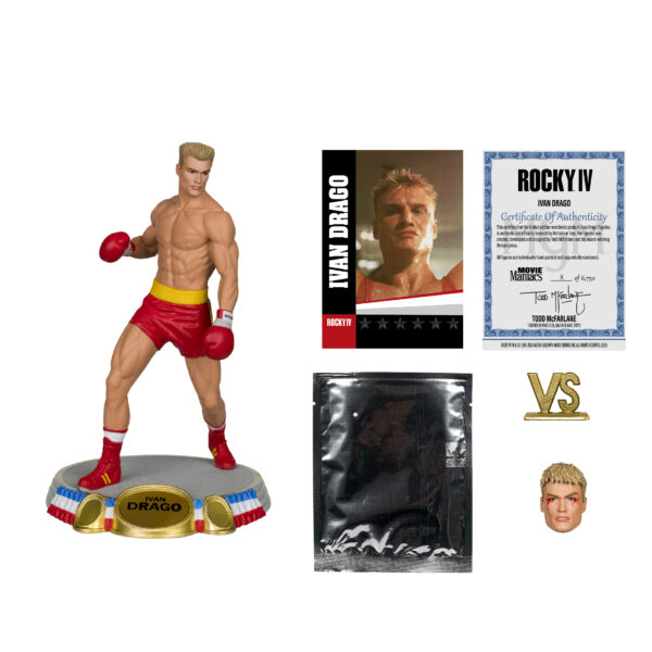 STL341199_1 MOVIE MANIACS ROCKY WV3 ROCKY 4 IVAN DRAGO 6IN POSED FIG
