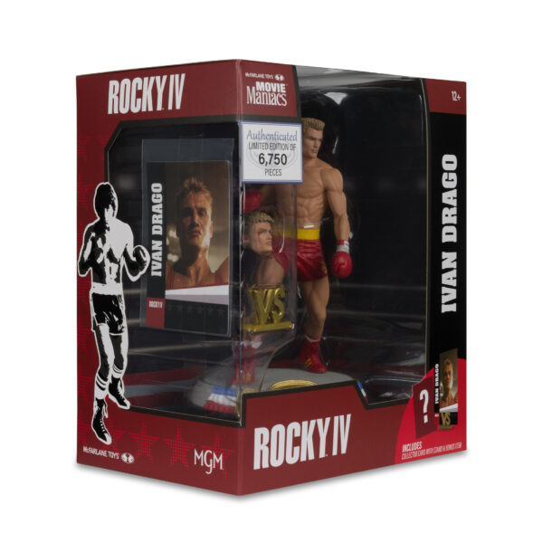 STL341199_7 MOVIE MANIACS ROCKY WV3 ROCKY 4 IVAN DRAGO 6IN POSED FIG