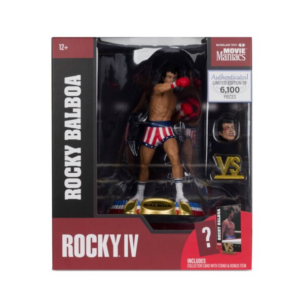 STL341200 MOVIE MANIACS ROCKY WV3 ROCKY 4 ROCKY 6IN POSED FIG