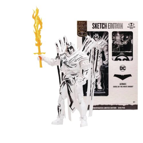 STL343594 DC AZRAEL CURSE OF THE WHITE KNIGHT GOLD LABEL 7IN AF