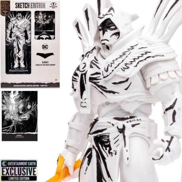 DC AZRAEL CURSE OF THE WHITE KNIGHT GOLD LABEL 7IN AF