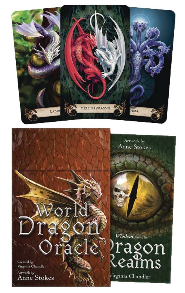 STL345533 WORLD DRAGON ORACLE TAROT DECK