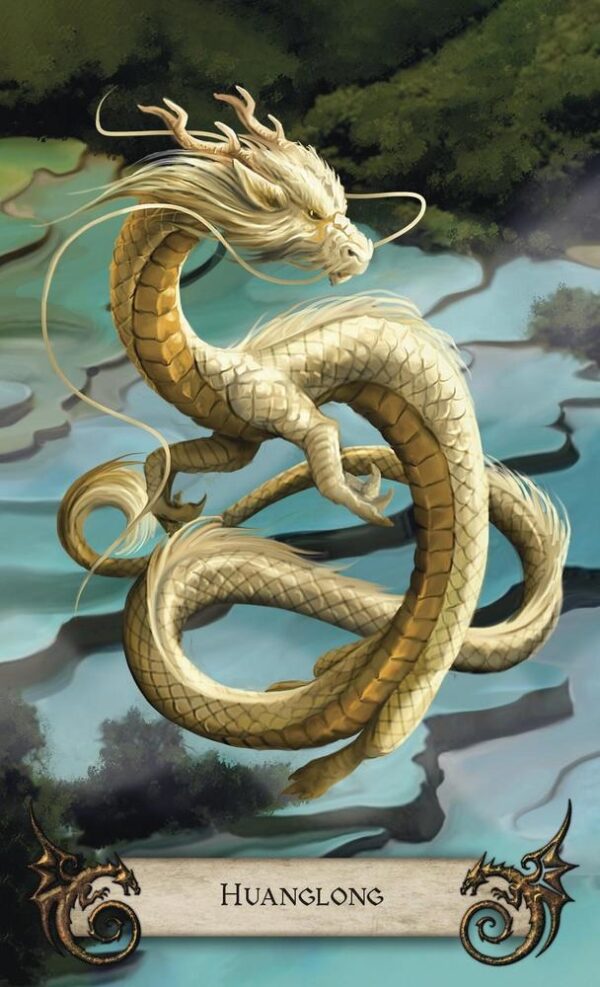 STL345533_2 WORLD DRAGON ORACLE TAROT DECK