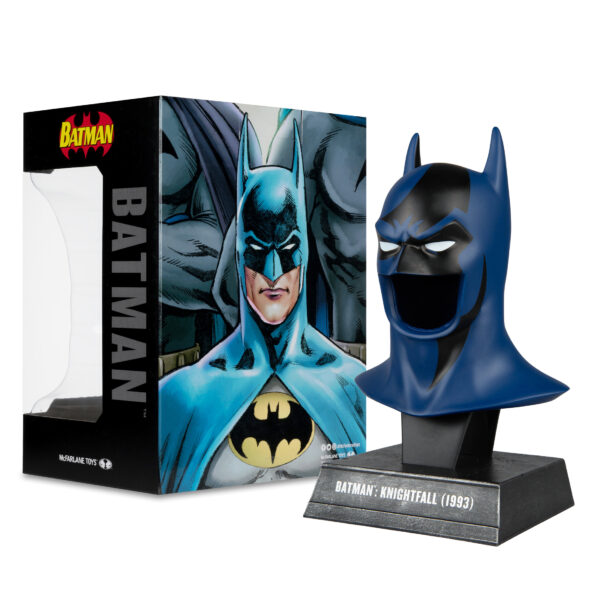 STL345963_6 DC DIRECT 1/3 WV1 BATMAN COWL KNIGHTFALL PROP REPLICA