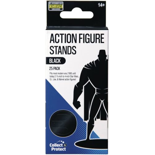 STL348052-1 ACTION FIGURE BLACK 25PC STAND PACK