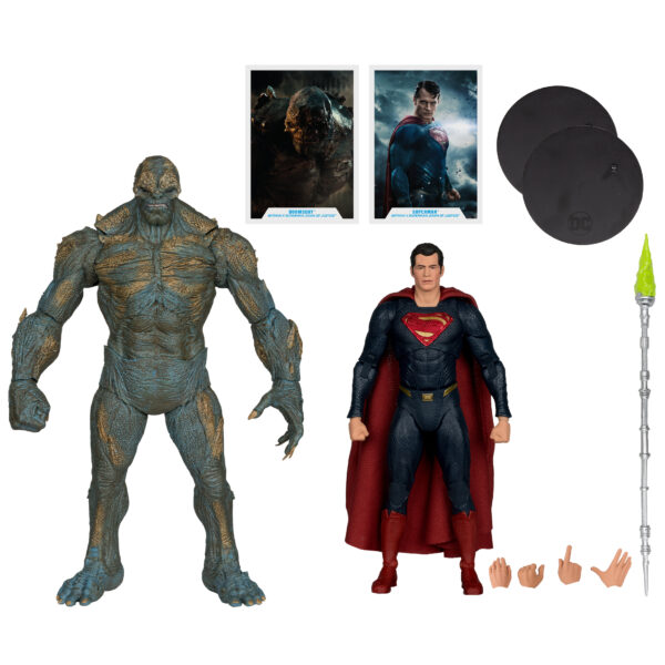 STL352384_2 DC MULTIVERSE BVS 7IN DOOMSDAY V SUPERMAN MEGAFIG AF 2PK