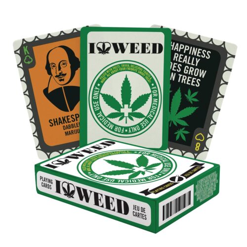 STL353512 I HEART WEED PLAYING CARDS