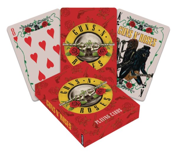 STL354113 GUNS N ROSES PLAYING CARDS
