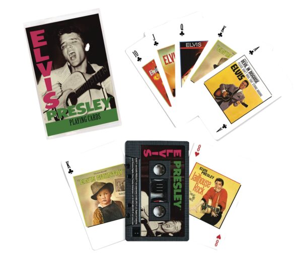 STL354167 ELVIS PRESLEY CASSETTE PLAYING CARDS