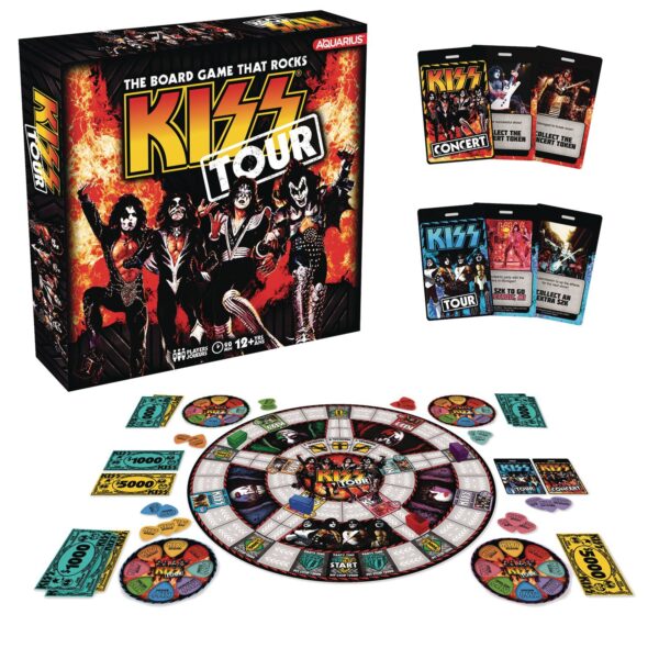 STL355382 KISS TOUR BOARD GAME