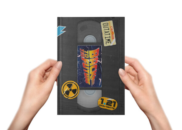 BACK TO THE FUTURE VHS HARD COVER NOTEBOOK