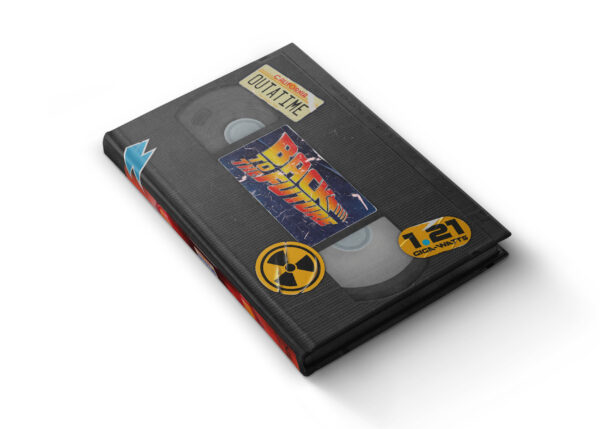 BACK TO THE FUTURE VHS HARD COVER NOTEBOOK