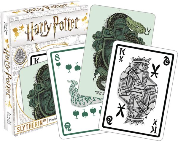 STL362386 HARRY POTTER SLYTHERIN PLAYING CARDS