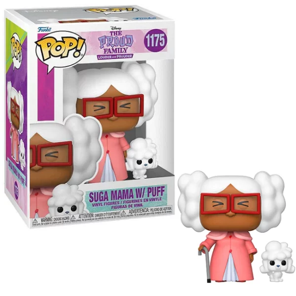 POP & BUDDY PROUD FAMILY SUGA MAMA W/ DOG VINYL FIG