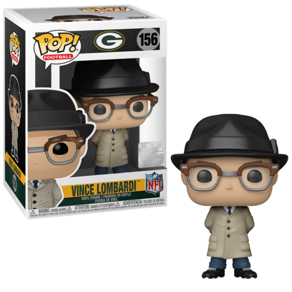 Vince-Lombardi-156-NFL-Legends-Green-Bay-Packers-Pop POP NFL PACKERS VINCE LOMBARDI VINYL FIGURE