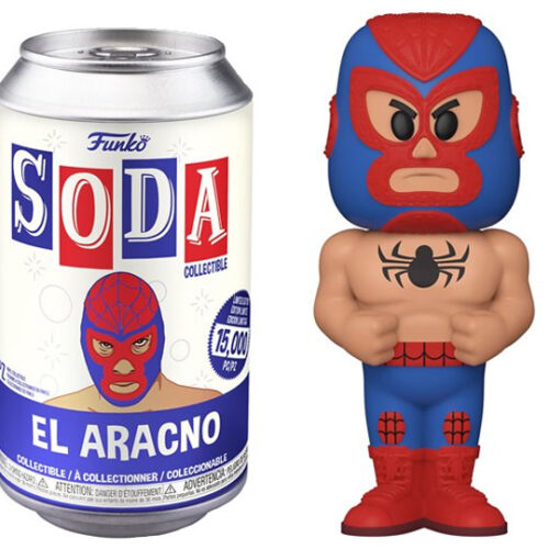 VINYL SODA LUCHADORES SPIDER-MAN W/ METALLIC W/ CHASE