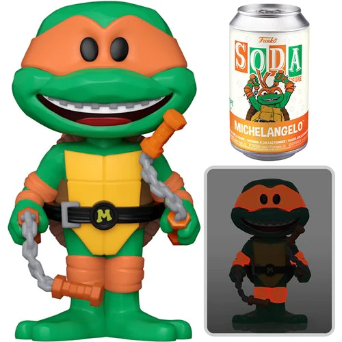 VINYL SODA TMNT MICHELANGELO W/ CH VIN FIG