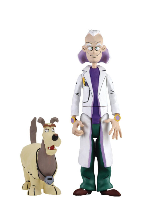 b83bb3ef-7666-40d3-83c3-1bf04fc0c2f4 TOONY CLASSICS BACK TO THE FUTURE DOC BROWN AND EINSTEIN 6IN ACTION FIGURE